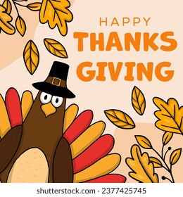 hand drawn vector design Thanksgiving illustration