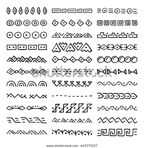 Hand drawn\
vector dividers. Set of borders for your blog posts decor.\
Decorative lines for restaurant menu\
design.