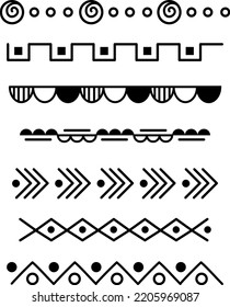 Hand drawn vector dividers.Doodle design elements.