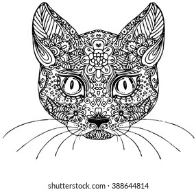 Dessin Noir Et Blanc Chat High Res Stock Images Shutterstock