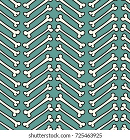 Hand drawn vector doodle halloween seamless pattern