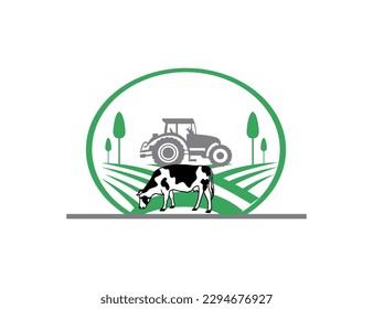hand drawn vector drawing farma
