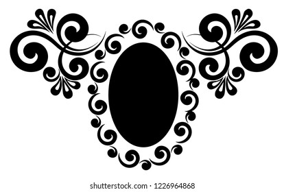 Hand drawn vector elegant ornament design elements