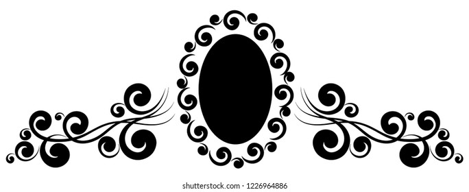 Hand drawn vector elegant ornament design elements