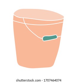 Hand drawn vector element - bucket