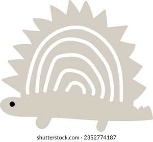hand drawn vector element illustration childish dinosaurs
