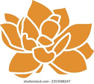 hand drawn vector element illustration childish BOTANICAL FLOWER