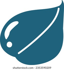 handgezeichnete Vektorgrafik EINFACHE BOTANISCHE LEAVEN