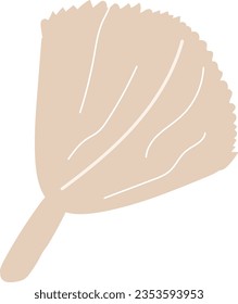 hand drawn vector element illustration childish mushroom
