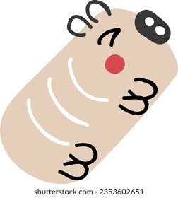 hand drawn vector element illustration childish cute monsters