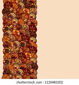 hand drawn vector ethnic background