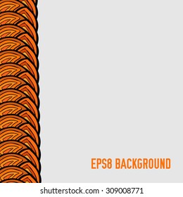 hand drawn vector ethnic background