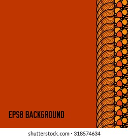 hand drawn vector ethnic background