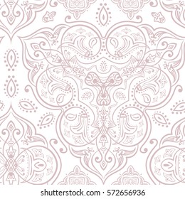Hand drawn vector ethnic ornamental seamless pattern texture
