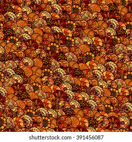 hand drawn vector ethnic seamless pattern