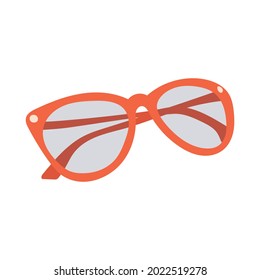 Hand drawn vector eyeglasses for reading. 
