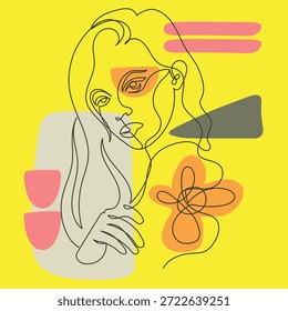 Hand Drawn vector file male and female face and different thing illustration EPS file for download
