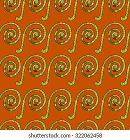 hand drawn vector floral seamless pattern