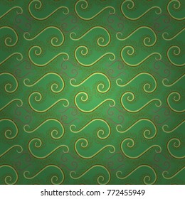 Hand drawn vector floral seamless pattern for surface design, wrapping paper, fabric, background. Sketch style gray, green and brown color flowers repeatable motif.