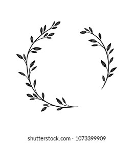 Vector Circle Leaf Stock Vectors Images Vector Art Shutterstock