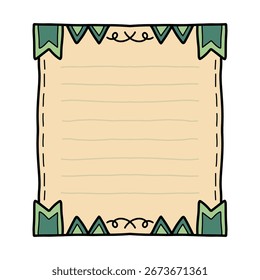 Hand drawn vector frame in random styles. Perfect for decorative borders, invitations, posters, scrapbooking, social media design, and creative projects.