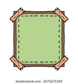 Hand drawn vector frame in random styles. Perfect for decorative borders, invitations, posters, scrapbooking, social media design, and creative projects.