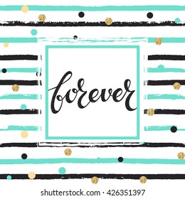 hand drawn  vector grunge lineal pattern and hand drawn text 