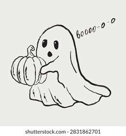 Hand drawn vector Halloween