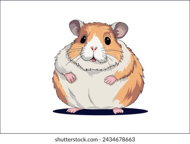 Hand Drawn Vector of Hamster