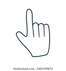 Hand drawn vector icon art illustration