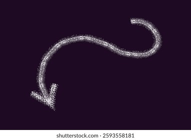 Hand drawn vector icons charcoal arrow line bold stroke; pencil, crayon textures; geometric shape with dry brush texture.