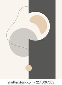 ilustración vectorial dibujada a mano. Diseño abstracto con garabatos y formas diferentes. gráfico vectorial aislado de arte moderno. marcos geométricos minimalistas pintados a mano