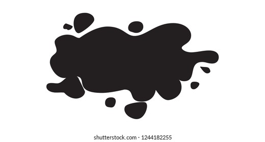 Hand drawn vector illustration with brush strokes with rough edges