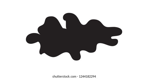 Hand drawn vector illustration with brush strokes with rough edges