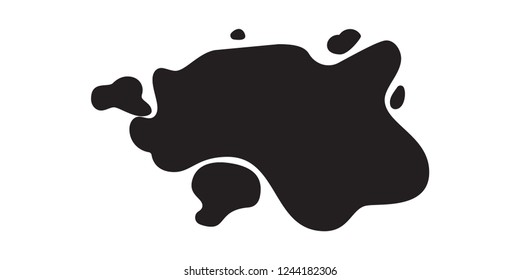 Hand drawn vector illustration with brush strokes with rough edges