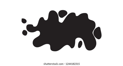 Hand drawn vector illustration with brush strokes with rough edges