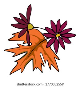 Hand drawn vector illustration of chamomile in primitive stile. Design for greeting cards and invitations of the wedding, birthday, mother's day and other seasonal holiday