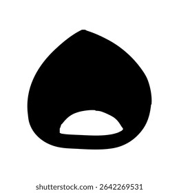 Hand drawn vector illustration of chestnut.
