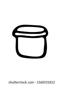 Hand drawn vector illustration 
with cosmetic,liquid soap or other detergent. Isolated on white background illustration with a hygienic theme for flyers, banners, booklets and other printed materials.