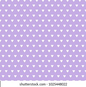 Hand drawn vector illustration with cute hearts. Geometric Seamless Pattern.