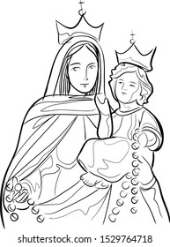 119 Our Lady Of The Holy Rosary Stock Vectors, Images & Vector Art ...