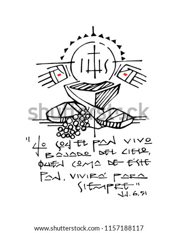 hand drawn vector illustration drawing some stock vector royalty i am from in spanish