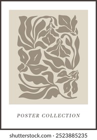 Hand Drawn vector illustration. Drawn folk illustration flower groovy Y2K posters. Vector posters in trendy retro psychedelic 2000s style. Aesthetic hippie. Girly cute design.