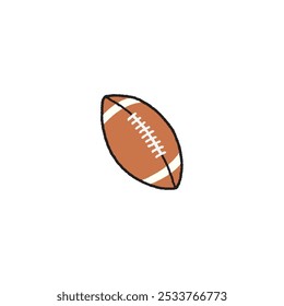 Hand drawn vector illustration of football