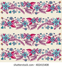 Hand drawn vector illustration. Image can be used for web site background, on banners, invitations and on your other designs.