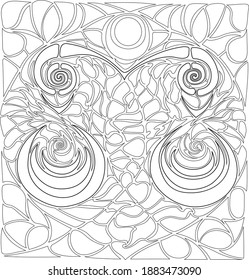 
Hand drawn vector illustration. Libra horoscope.
Astrology. Zodiac. Colored puzzles. Graphics Coloring book.