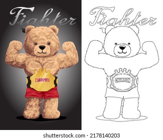 muscle teddy