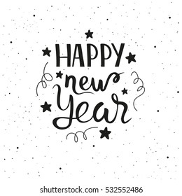 Hand drawn vector illustration for new year.