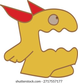 Ilustração vetorial desenhada à mão de números kawai. Dígitos de contagem de doodle bonito isolado no fundo branco para educação ou design infográfico
