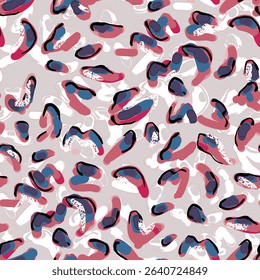 Hand drawn vector illustration Oil on canvas. colorful paint brush stroke painting, Abstract art vector illustration. Brushstrokes of paint. modern Art. Prints, wallpapers.